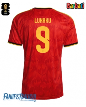 Belgia Romelu Lukaku #9 Tricou Fotbal Replică Mondial 2026 Barbati Acasa